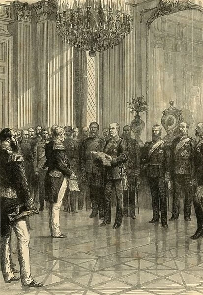 Versailles, 1871: Proclaiming King William Emperor of Germany, 1890. Creator: Unknown