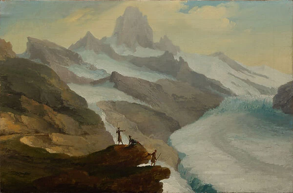 View of the Banisegg over the Lower Grindelwald Glacier, 1778