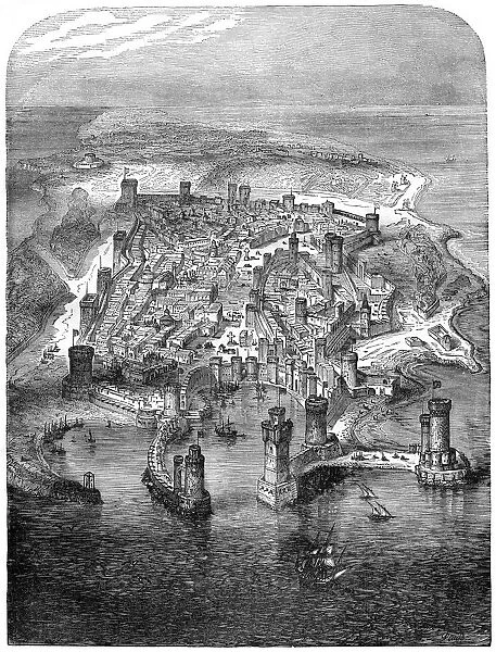 A view of Rhodes, 1480 (1882-1884)