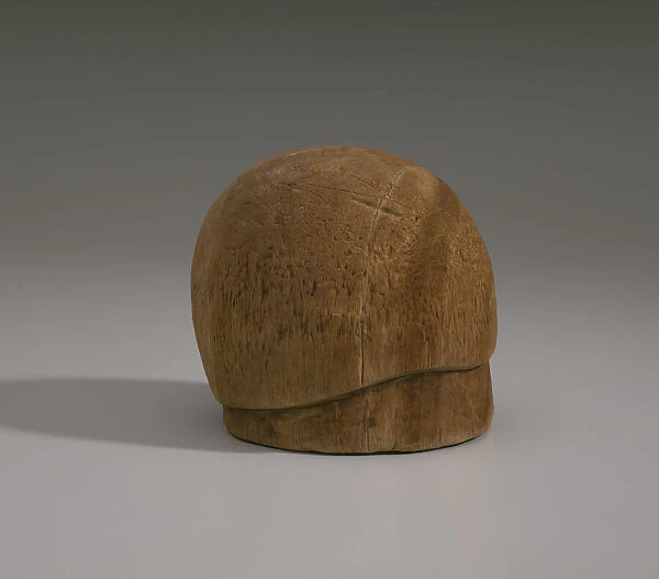 Wooden hat block from Maes Millinery Shop, 1941-1994. Creator: Unknown
