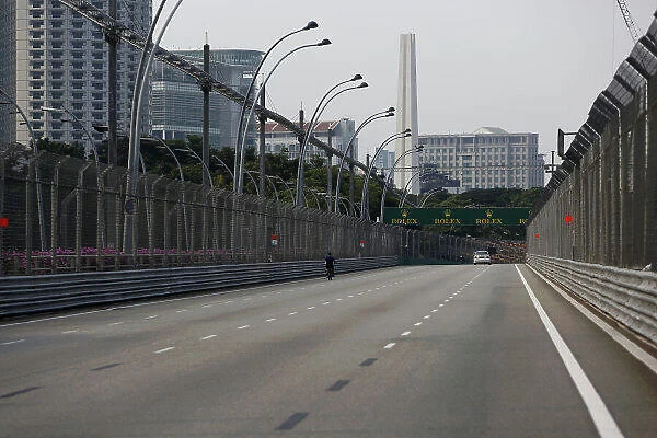 Formula One World Championship, Rd14, Singapore Grand Prix, Marina Bay Street Circuit, Singapore, Preparations, Thursday 18 September 2014