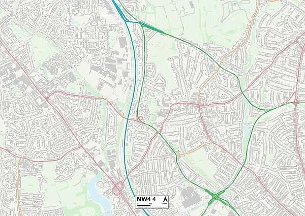 Barnet NW4 4 Map
