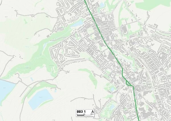 Blackburn with Darwen BB3 1 Map