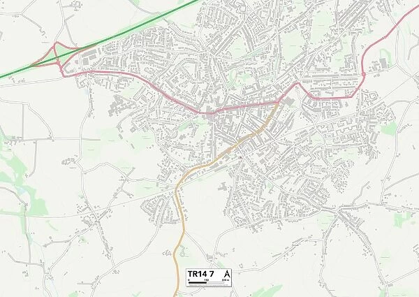 Cornwall TR14 7 Map