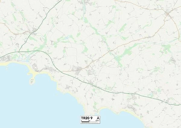 Cornwall TR20 9 Map