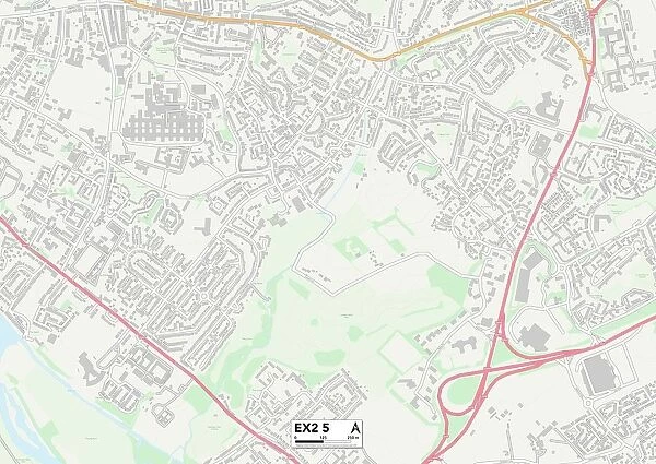 Exeter EX2 5 Map