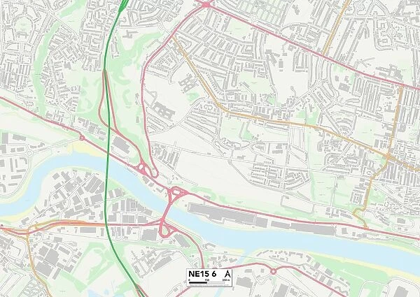 Newcastle NE15 6 Map