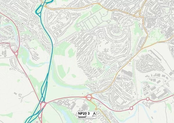 Newport NP20 3 Map
