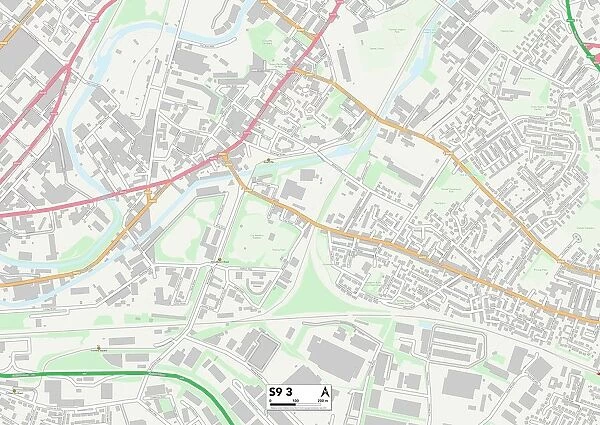 Sheffield S9 3 Map