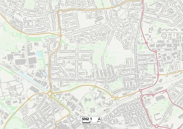 Swindon SN2 1 Map