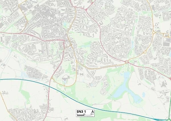 Swindon SN3 1 Map