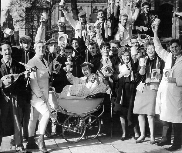 The collectors for student Rag Week started today on 18th October 1961 on their thour of