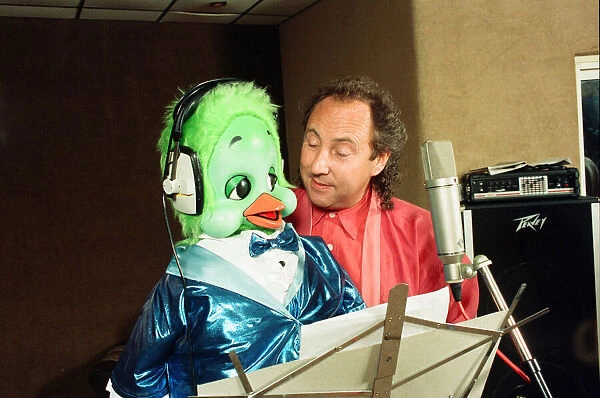 Keith Harris and Orville recording the Roy Castle record. 31st August 1994