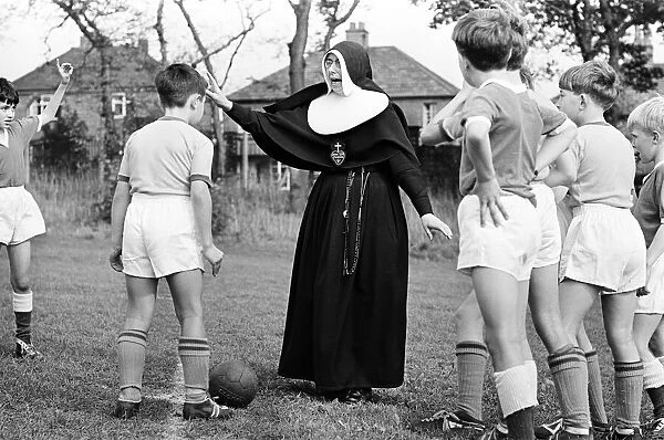 Sister Gabriel, chief coach, manager and trainer of the St Joseph