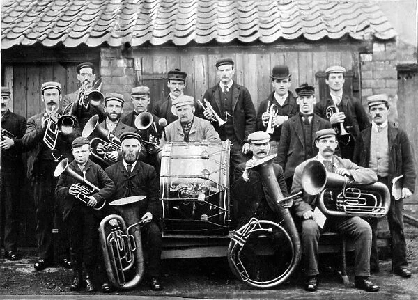 The Wingate Colliery Band in 1890