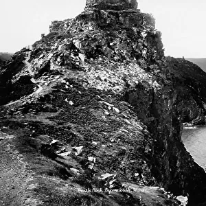 Castle Rock near Lynmouth, Devon, 1924