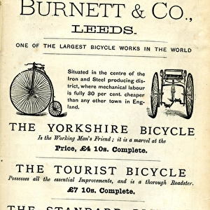 Advertisement, Burnett & Co, Leeds