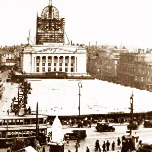 Building the Council House, Nottingham in 1929