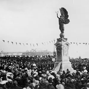 Edward VII Memorial unveiling at Brighton and Hove