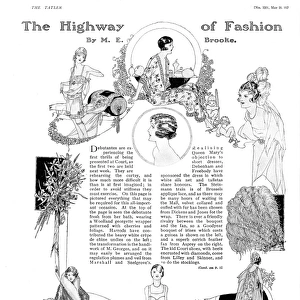 Fashions for the 1927 debutante