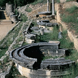 Greece. Olympia. Santuary of ancient Greece in Elis. Palaest