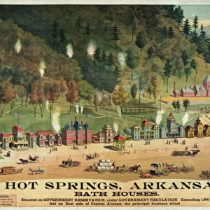 Hot Springs, Arkansas. Bath houses