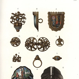 Jewelry from the end of the 15th and early 16th centuries