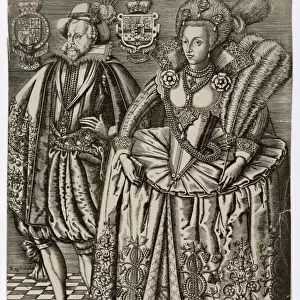 King James I and his wife, Anne of Denmark