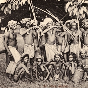 Men of the Hill Tribes of Malabar, southern India