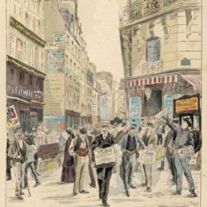 Newspaper Sellers, Paris