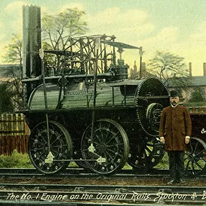 No. 1 Engine on original rails, Stockton & Darlington Railwa