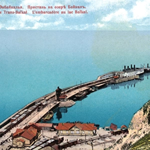The pier at Lake Baikal