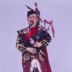 Pipe Major of the Queens Own Highlanders