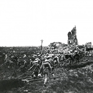 Portuguese soldiers near La Couture, France, WW1