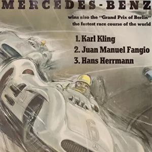 Poster, Mercedes-Benz Triple Victory