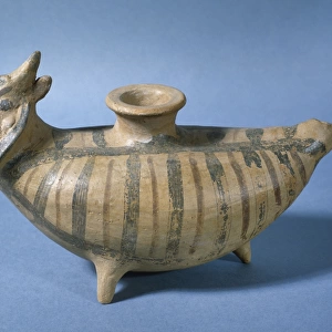 Pottery Greek. Spain. Catalonia. Askos. From Empuries. 6th c
