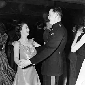 Princess Elizabeth attending a charity ball in 1946