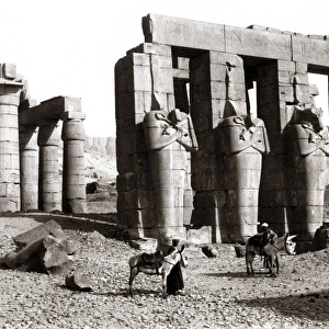 Ramesseum, Thebes, Egypt, circa 1880s