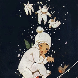 Snow Babies - A Safe Landing by Dorothy Wheeler