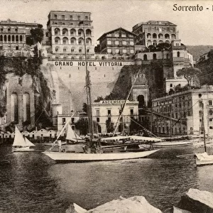 Sorrento, Italy - Hotel Vittoria, with lift up the cliff