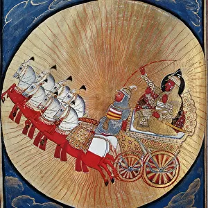 Sun God in a Chariot
