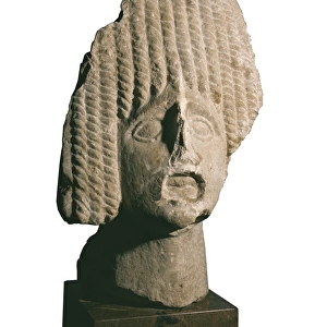 Tragic mask from the Greek colony of Emporion (6th-3rd
