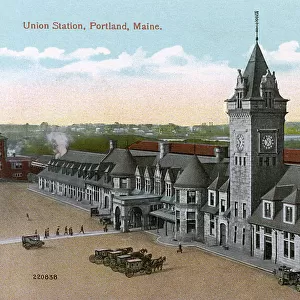 Union Station, Portland, Maine, USA