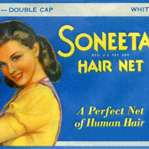 Vintage Hairnet Packaging - Soneeta Hair Net