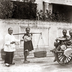 Wheel barrow Ceylon SriLanka circa 1880s