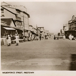 Wilberforce Street, Freetown, Sierra Leone, West Africa