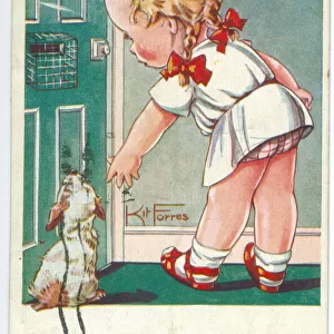WW2 era - Comic Postcard - Now News Aagin - Still hoping