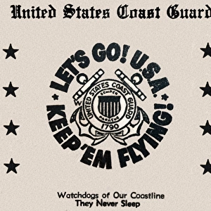 WW2 - Lets Go! USA - Keep em Flying! - US Coastguard