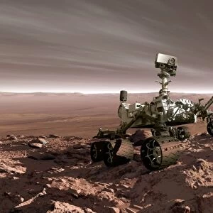 Curiosity rover, artwork C014 / 1259