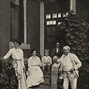 Family of Thomas Edison, US inventor